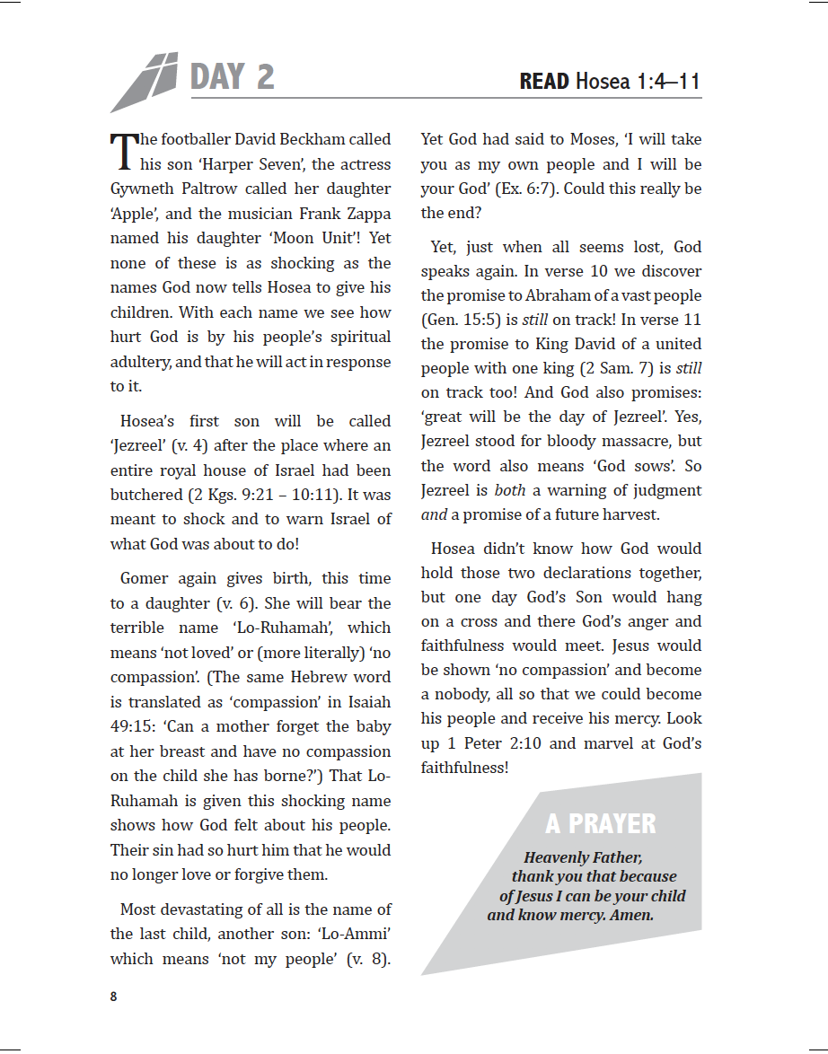 Hosea: His Redeeming Love