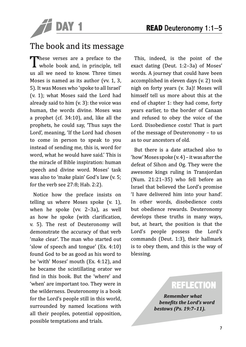 Deuteronomy: At Journey’s End