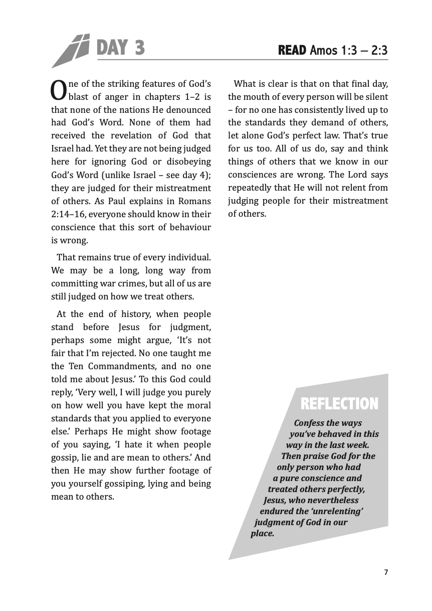 Amos: Seek the Lord and Live