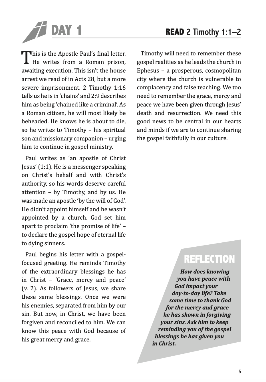 2 Timothy: Guard the Gospel