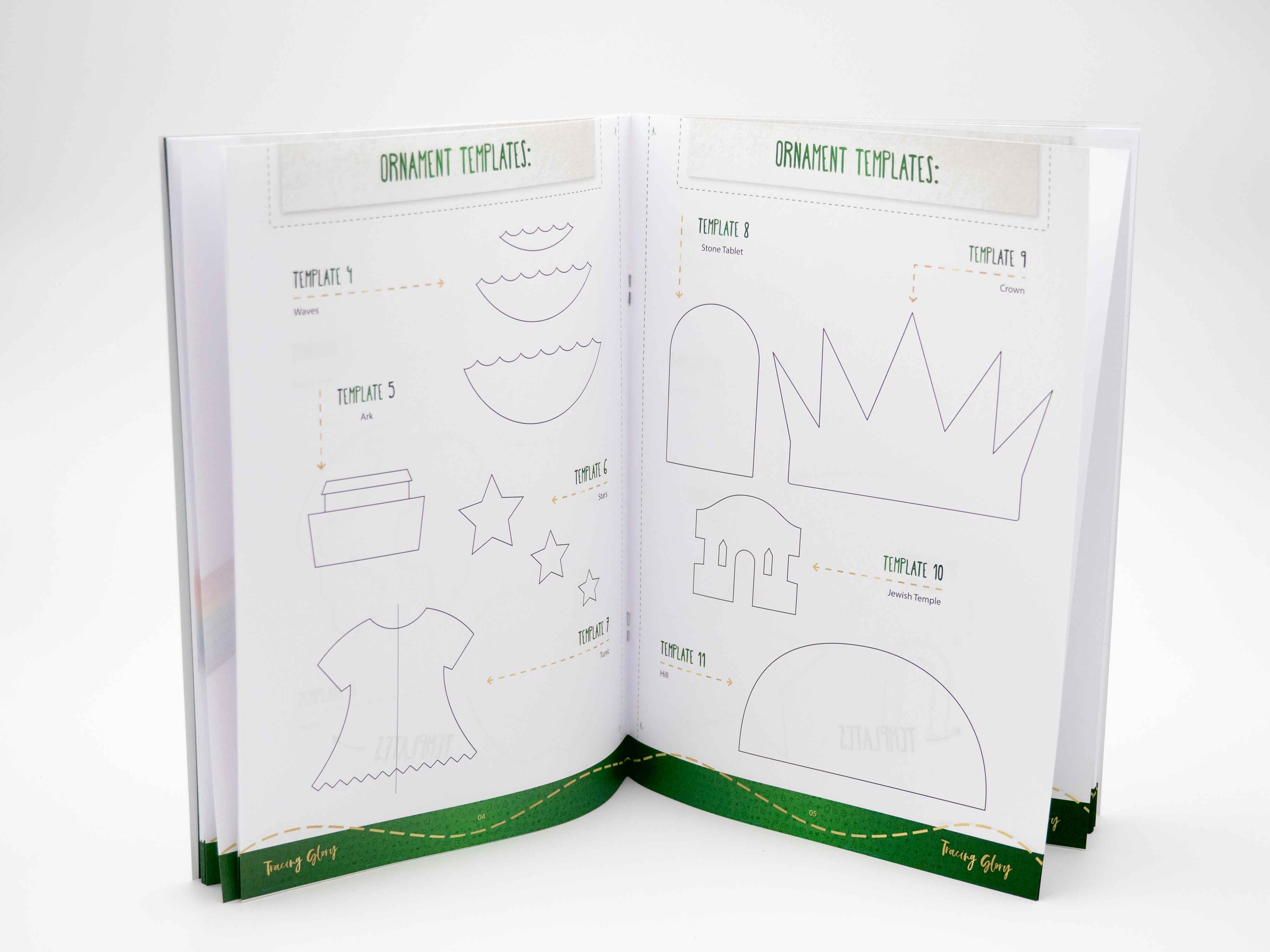 Tracing Glory Ornament Activity Book