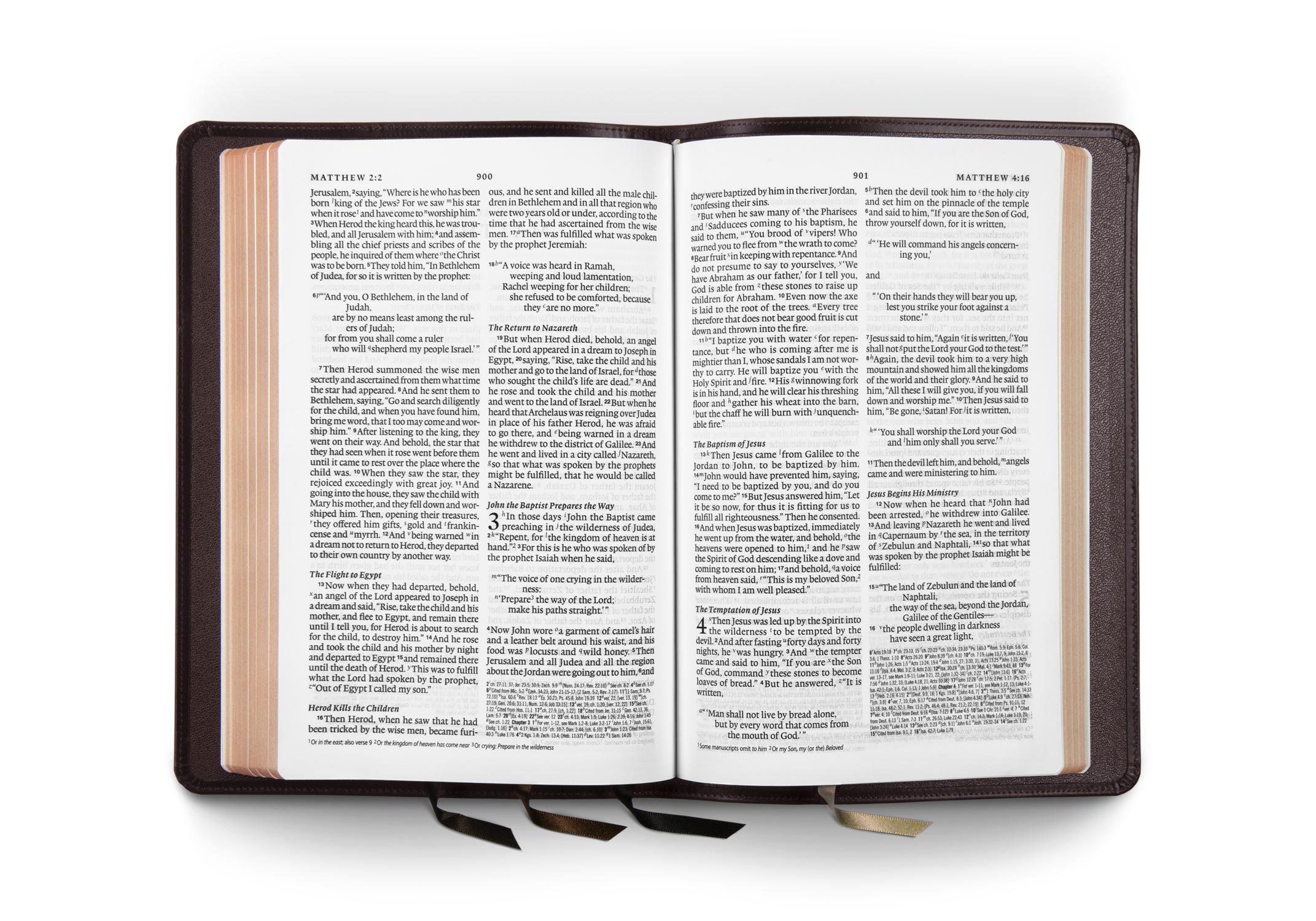 ESV Heirloom Bible, Omega Edition (Wellington Leather, Brown)