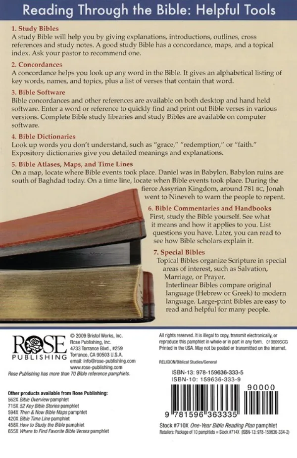 The One Year Bible Reading Plan