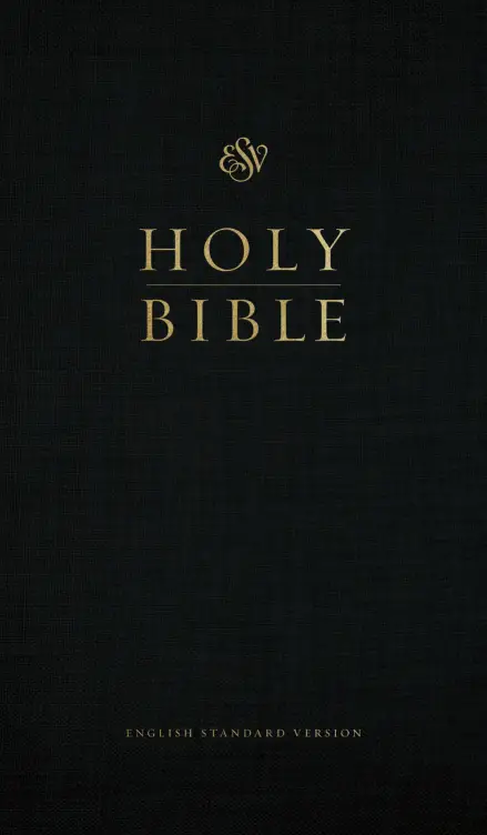 ESV Church Bible, Large Print (Hardcover, Black)