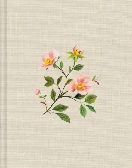 ESV Single Column Journaling Bible (Cloth over Board, Rosehip Design)