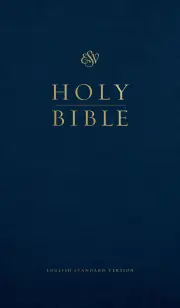 ESV Church Bible, Large Print (Hardcover, Blue)