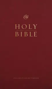ESV Church Bible, Large Print (Hardcover, Burgundy)