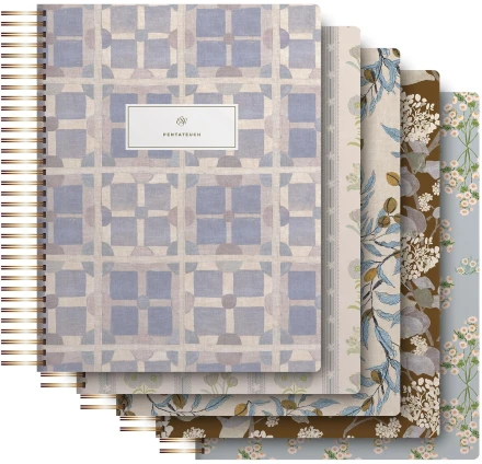 ESV Spiral-Bound Journaling Bible, Five-Volume Set