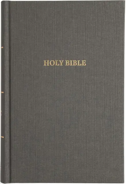 CSB Grace Bible, Charcoal Cloth Over Board (Dyslexia Friendly)