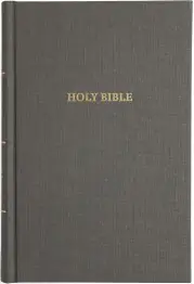 CSB Grace Bible, Charcoal Cloth Over Board (Dyslexia Friendly)