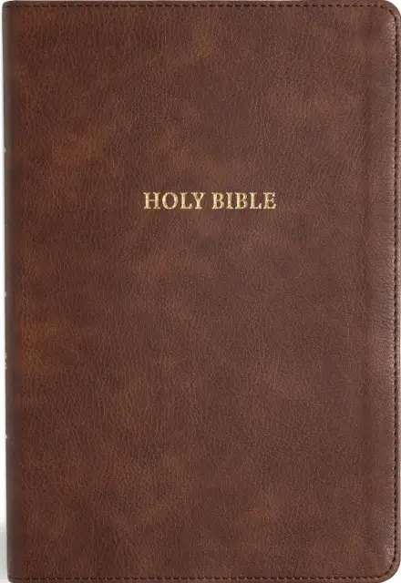 CSB Grace Bible, Brown LeatherTouch (Dyslexia Friendly)