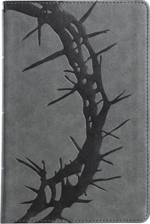 CSB Large Print Personal Size Reference Bible, Charcoal LeatherTouch