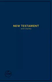 CSB Pocket New Testament with Psalms, Navy Trade Paper