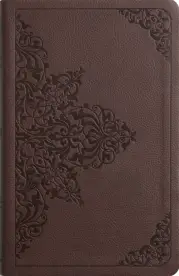 ESV Value Thinline Bible, TruTone, Chestnut, Filigree Design