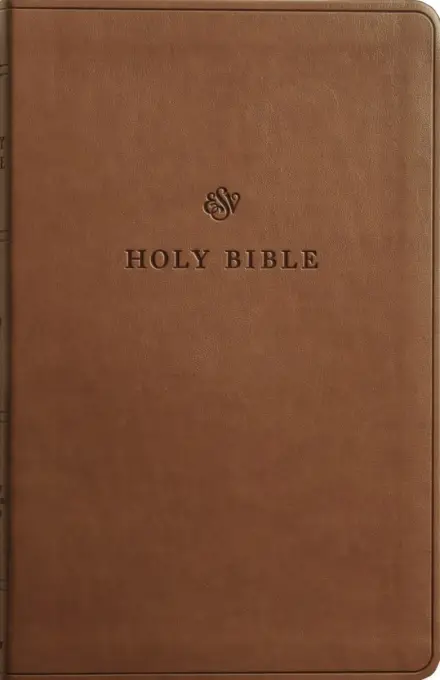 ESV Value Thinline Bible, TruTone, English Saddle