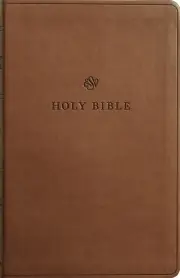 ESV Value Thinline Bible, TruTone, English Saddle