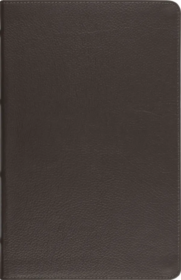 ESV Thinline Bible, Red Letter, Buffalo Leather, Deep Brown