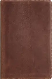 ESV Thinline Bible, Red Letter, Full Grain Leather, Deep Brown