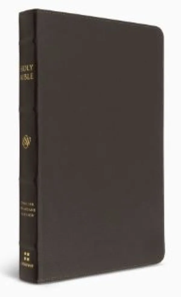 ESV Thinline Bible (Buffalo Leather, Deep Brown)