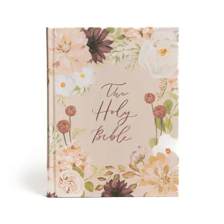 CSB Notetaking Bible, Large Print Hosanna Revival Edition, Blush Cloth Over Board