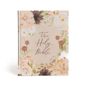 CSB Notetaking Bible, Large Print Hosanna Revival Edition, Blush Cloth Over Board