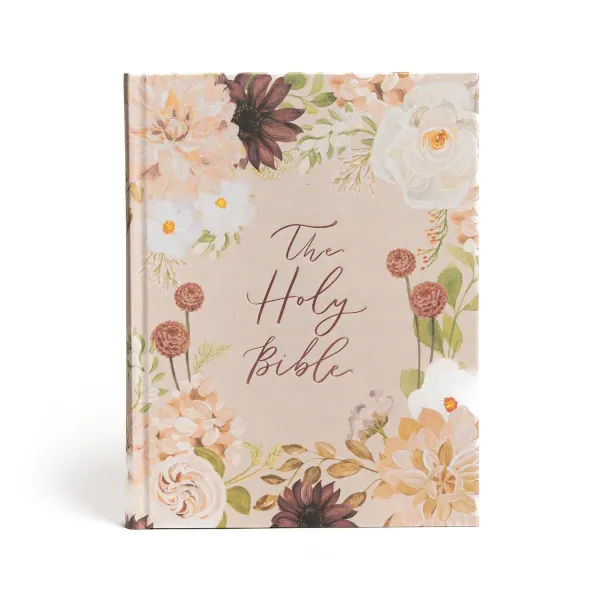 CSB Notetaking Bible, Large Print Hosanna Revival Edition, Blush Cloth Over Board