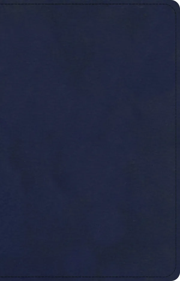 CSB Single-Column Compact Bible, Navy LeatherTouch