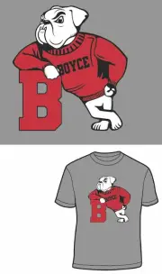 Boyce College Bulldog Athletic Heather Crew Neck Tee