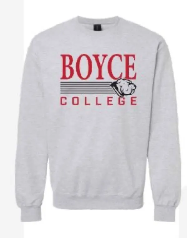 Boyce College Softstyle Midweight Crew, Horizontal Lines