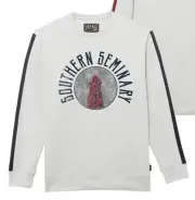 Southern Seminary Norton Hall Chaser Striped Crew - Classic White - Move