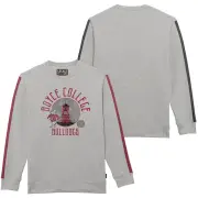 Boyce College Mullins Tower Striped Crew - Steel Grey