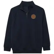 Southern Seminary Navy 1/4 Zip w/ Leather Seal