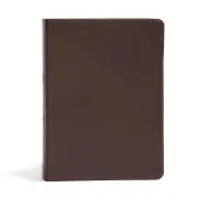 CSB She Reads Truth Bible, Brown Genuine Leather