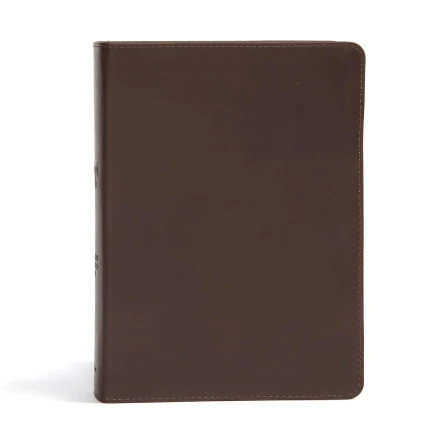 CSB She Reads Truth Bible, Brown Genuine Leather