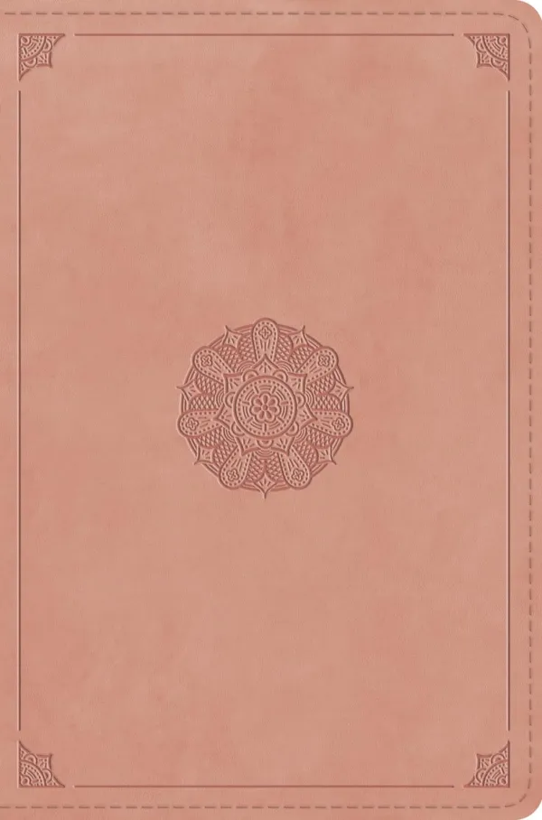ESV Compact Bible, Red Letter Edition (TruTone, Blush Rose, Emblem)