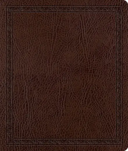 ESV Journaling Bible (Bonded Leather, Mocha, Threshold)