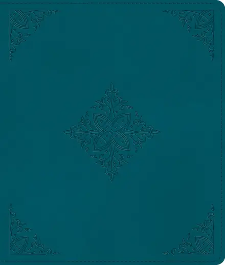 ESV Journaling Bible (TruTone, Deep Teal, Fleur-de-lis)