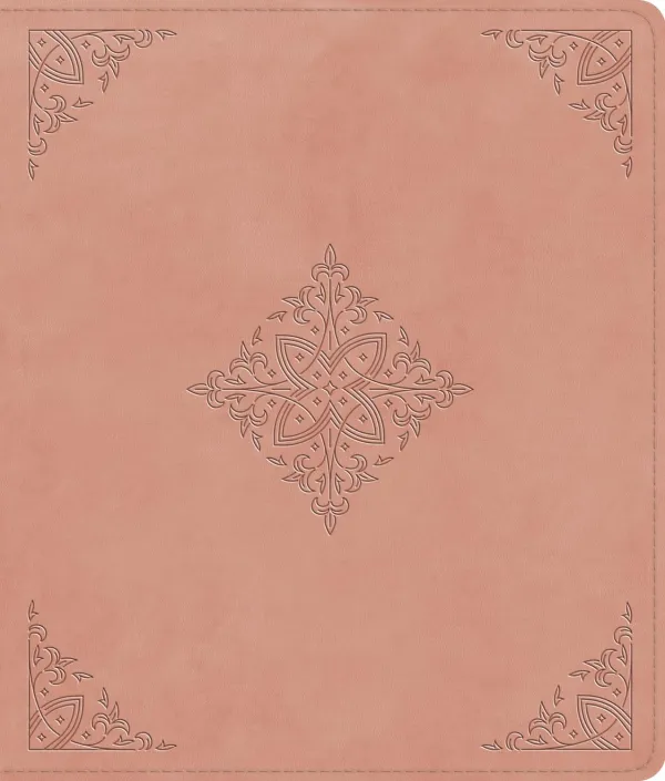 ESV Journaling Bible, Red Letter Edition (TruTone, Blush Rose, Fleur-de-lis)