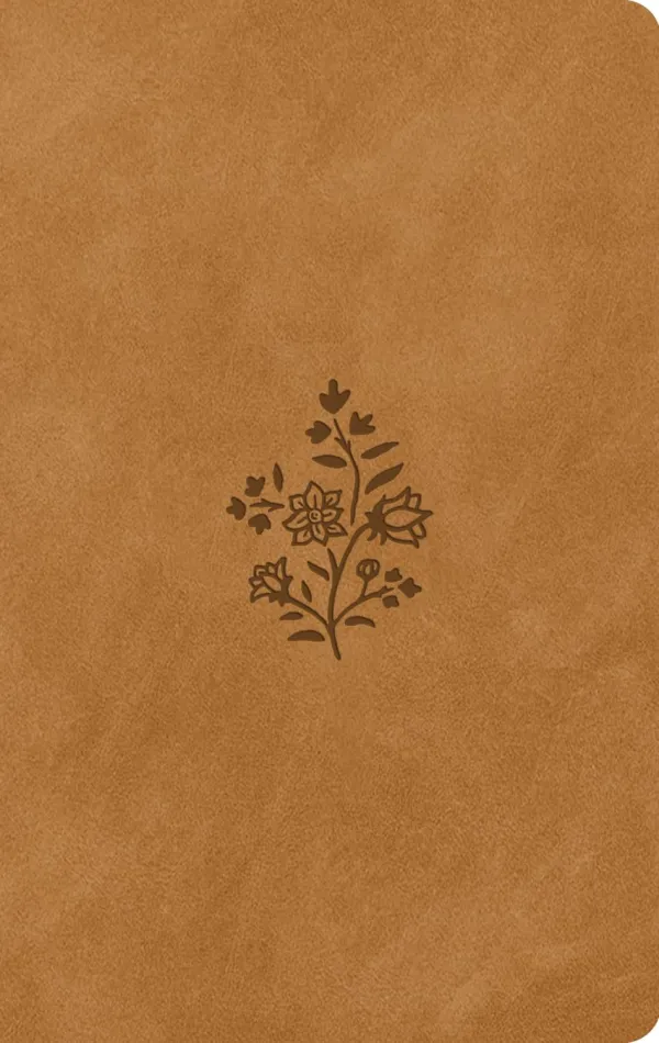ESV Large Print Value Thinline Bible (TruTone, Nubuck Caramel, Wildflower)