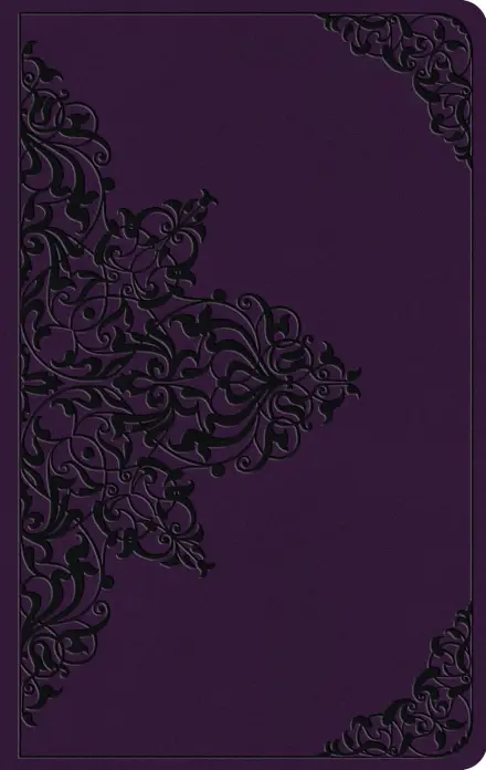 ESV Large Print Value Thinline Bible (TruTone, Lavender, Filigree)