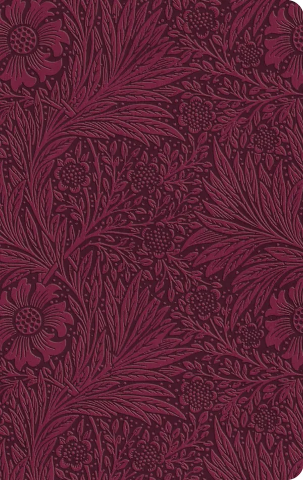 ESV Large Print Value Thinline Bible (TruTone, Raspberry, Floral)