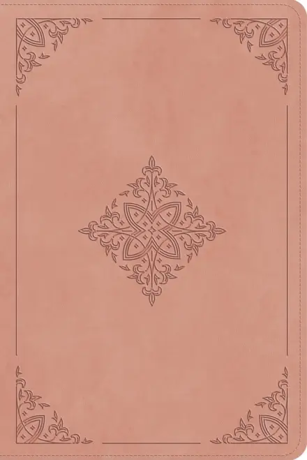 ESV Holy Bible: Dyslexia-Friendly Edition (TruTone, Blush Rose, Fleur-de-lis Design)