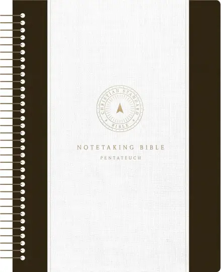 CSB Spiral-Bound Notetaking Bible, Optimal Type, Pentateuch