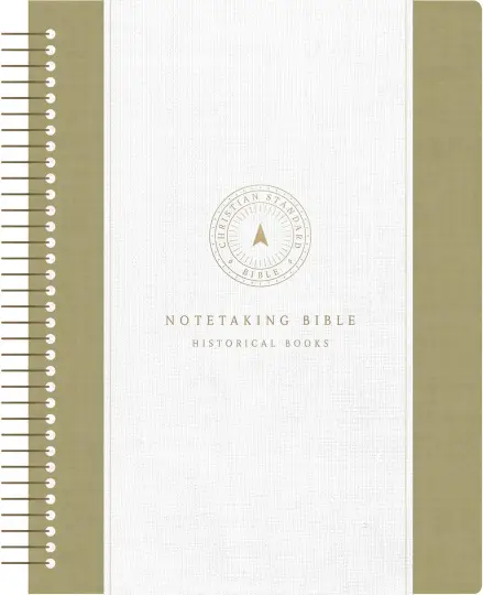 CSB Spiral-Bound Notetaking Bible, Optimal Type, Historial Books