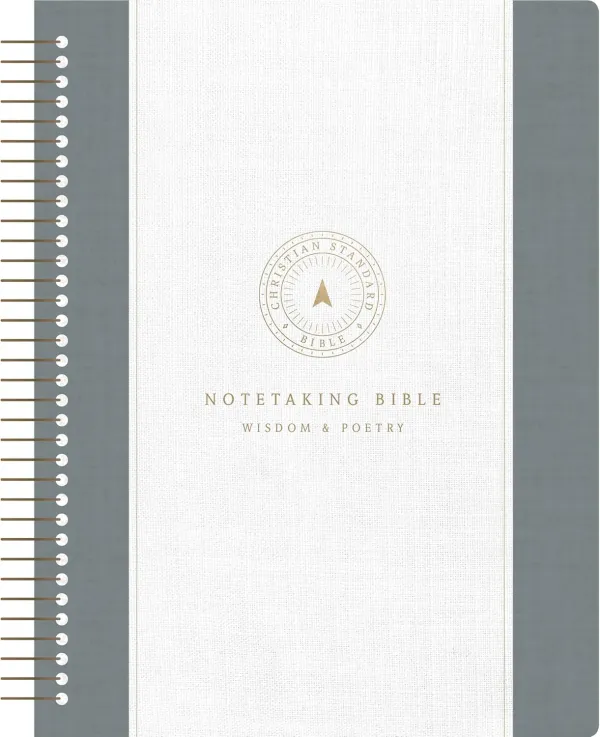 CSB Spiral-Bound Notetaking Bible, Optimal Type, Wisdom & Poetry