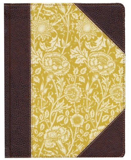 ESV Single Column Journaling Bible Cloth Over Board Antique Floral Design