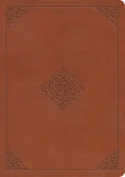 ESV Study Bible (TruTone, English Saddle, Ornament Design)