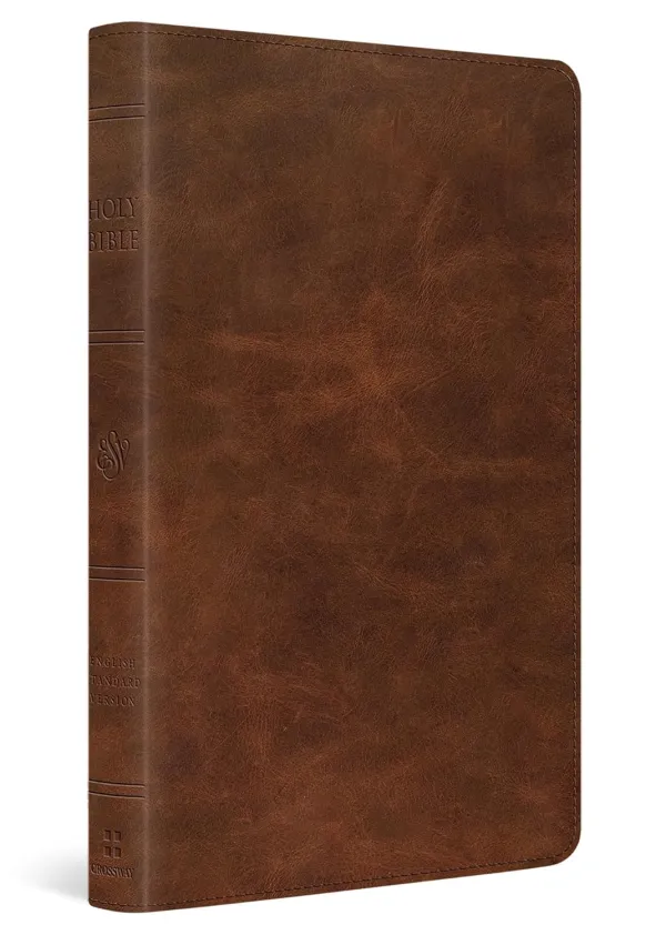 ESV Thinline Bible (Full Grain Leather, Deep Brown)