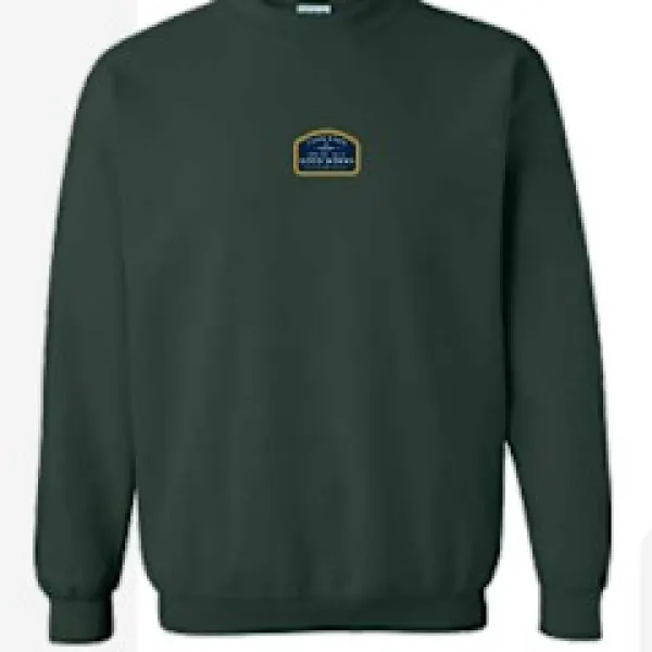 Furnished Unto Good Works Blue/Gold Patch Sweatshirt