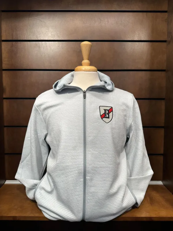 Boyce College Summit Full Zip Hood, Modern Grey